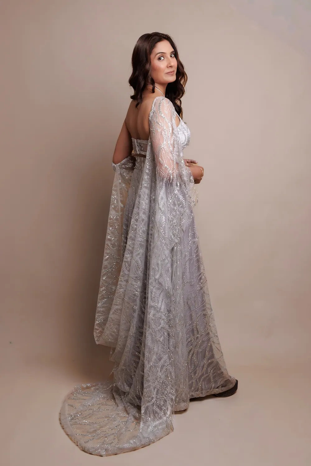 Chandni Lehenga, view 3