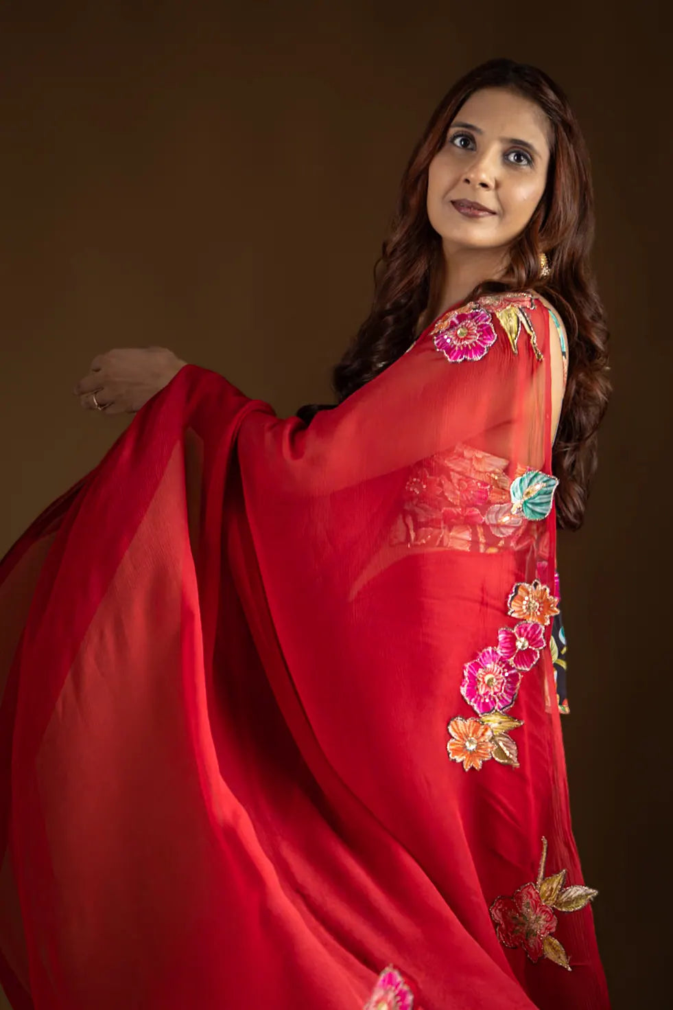 Gulnaar Saree, view 3