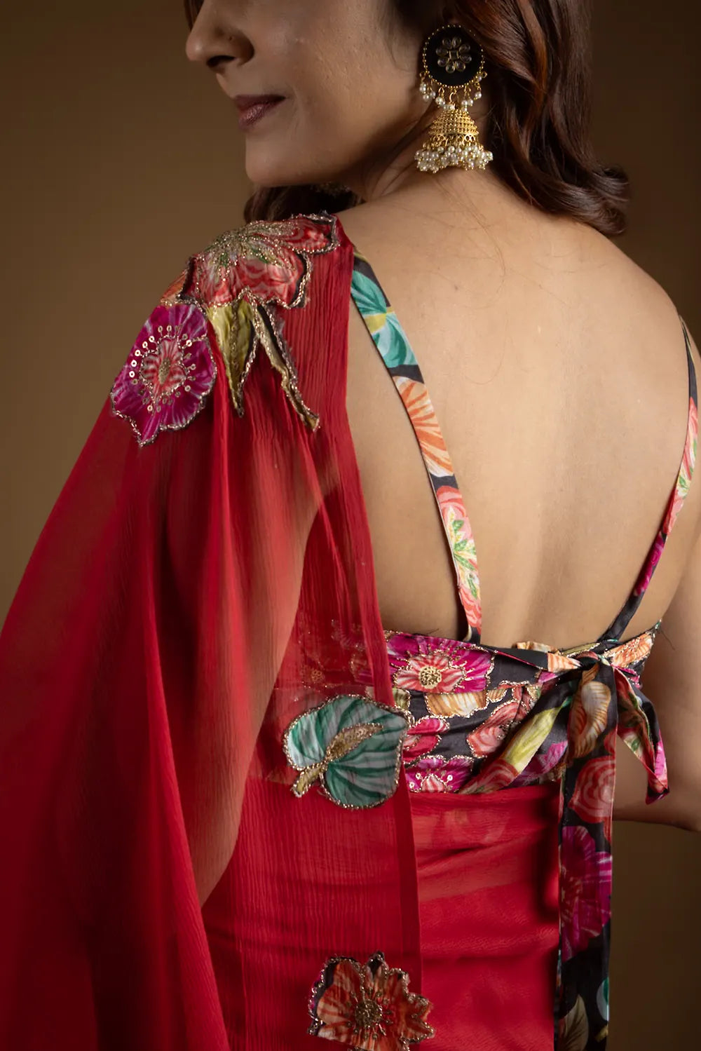 Gulnaar Saree, view 4