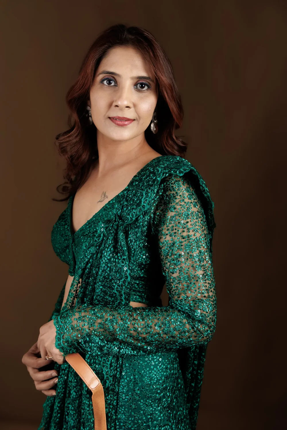 Zumurrud Sequin Drape