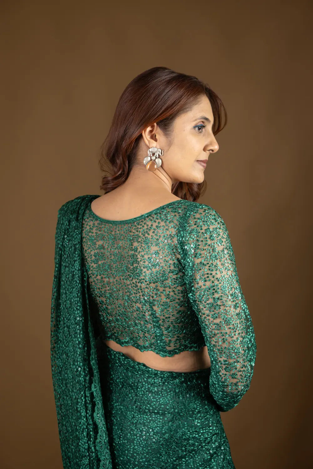 Zumurrud Sequin Drape, view 3
