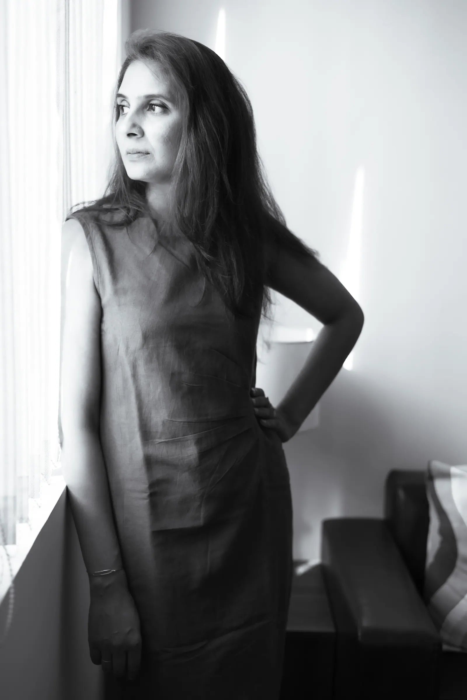 Priyanka by a window